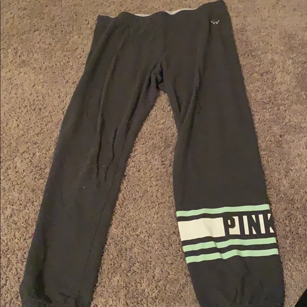 Grey PINK sweatpants